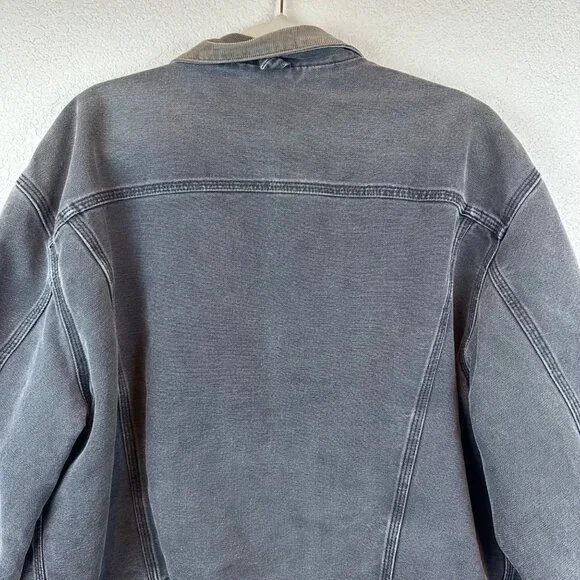 Vintage Carhartt Trucker Jacket M Blanket Lined 90s Retro Workwear Cargo Worn In - Picture 8 of 12